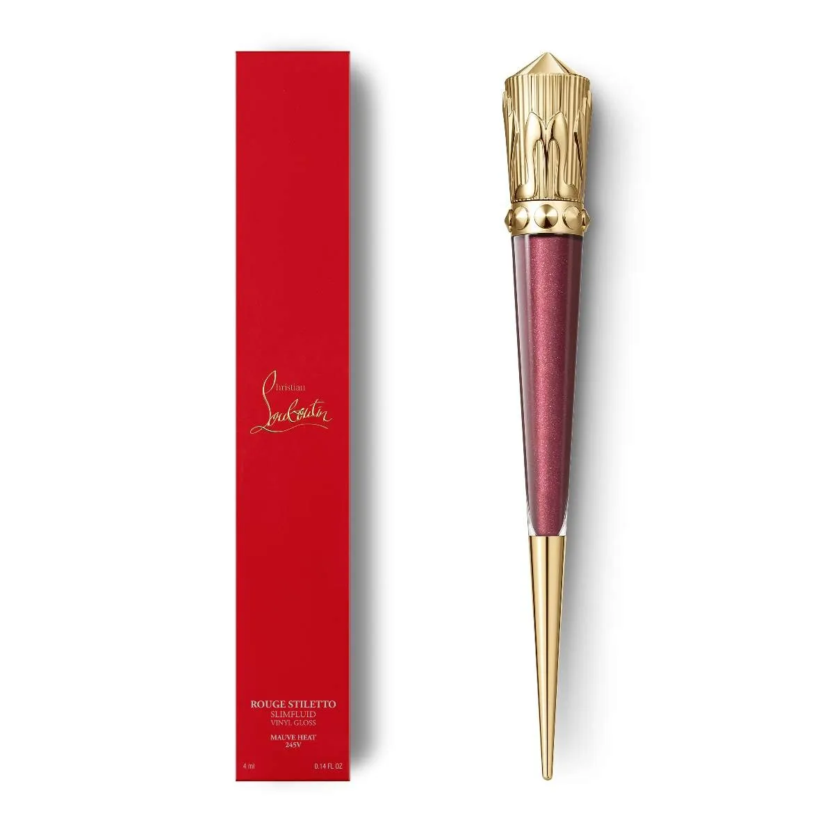 Christian Louboutin Rouge Stiletto Vinyl Gloss – Lip Gloss – Mauve Heat 245V - Beauty - alternate view 8